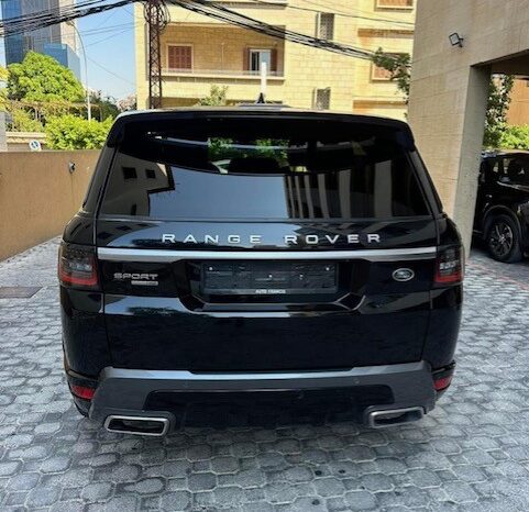 RANGE ROVER SPORT HSE V6 2018 BLACK ON BLACK full