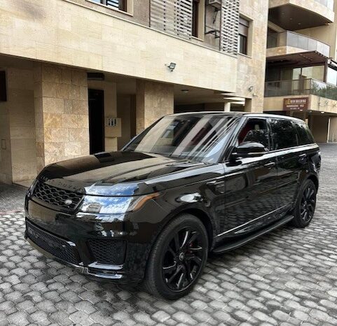 RANGE ROVER SPORT V6 DYNAMIC 2018 BLACK ON BLACK&RED full