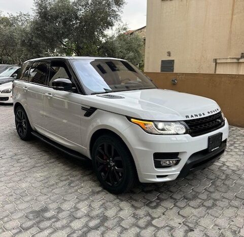 RANGE ROVER SPORT V8 AUTOBIOGRAPHY 2016 WHITE ON RED&BLACK full