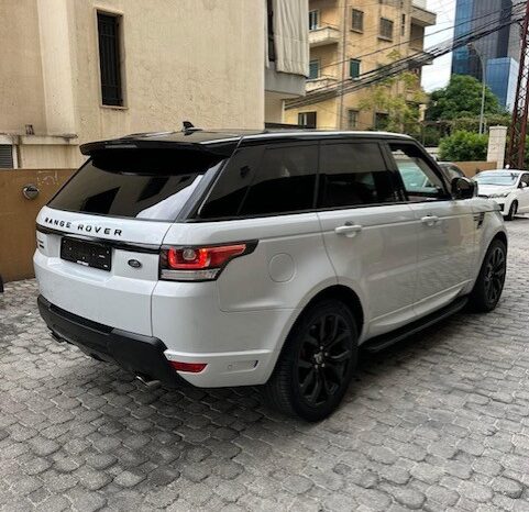 RANGE ROVER SPORT V8 AUTOBIOGRAPHY 2016 WHITE ON RED&BLACK full