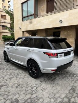 RANGE ROVER SPORT V8 AUTOBIOGRAPHY 2016 WHITE ON RED&BLACK full