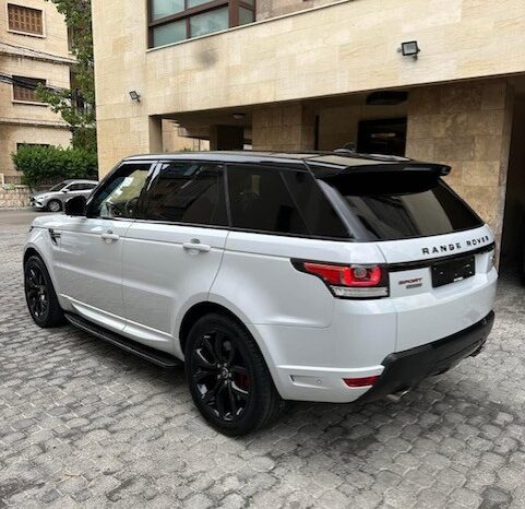 RANGE ROVER SPORT V8 AUTOBIOGRAPHY 2016 WHITE ON RED&BLACK full