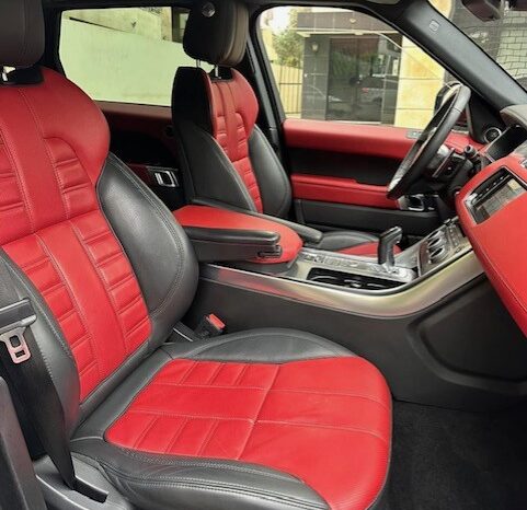 RANGE ROVER SPORT V8 AUTOBIOGRAPHY 2016 WHITE ON RED&BLACK full