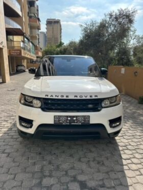 RANGE ROVER SPORT V8 SUPERCHARGED 2016 WHITE ON BASKET