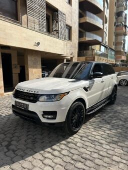 RANGE ROVER SPORT V8 SUPERCHARGED 2016 WHITE ON BASKET full