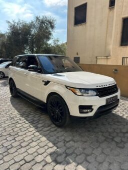 RANGE ROVER SPORT V8 SUPERCHARGED 2016 WHITE ON BASKET full