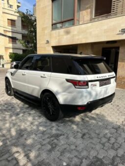 RANGE ROVER SPORT V8 SUPERCHARGED 2016 WHITE ON BASKET full