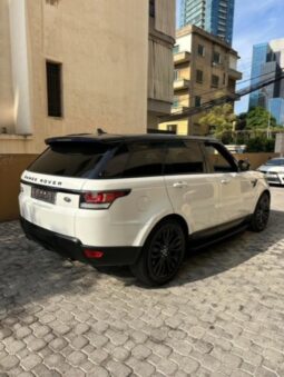 RANGE ROVER SPORT V8 SUPERCHARGED 2016 WHITE ON BASKET full