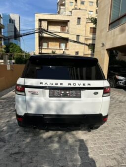 RANGE ROVER SPORT V8 SUPERCHARGED 2016 WHITE ON BASKET full