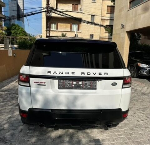 RANGE ROVER SPORT V8 SUPERCHARGED 2016 WHITE ON BASKET full