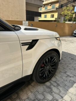 RANGE ROVER SPORT V8 SUPERCHARGED 2016 WHITE ON BASKET full