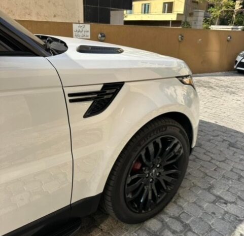 RANGE ROVER SPORT V8 SUPERCHARGED 2016 WHITE ON BASKET full