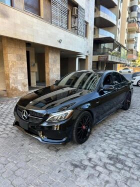 MERCEDES C450 AMG 2016 BLACK ON BLACK