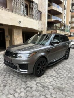 RANGE ROVER SPORT V8 SUPERCHARGED 2018 GRAY ON BLACK