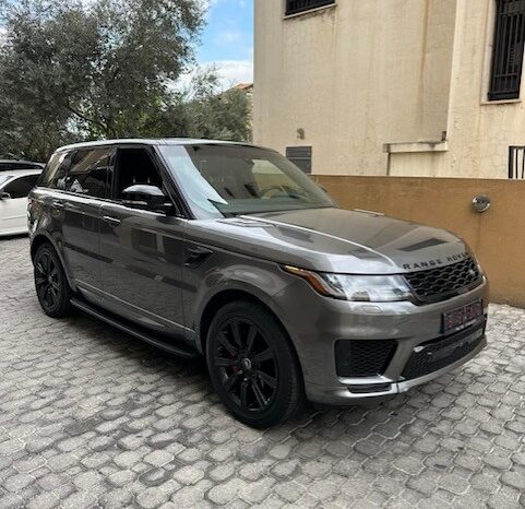 RANGE ROVER SPORT V8 SUPERCHARGED 2018 GRAY ON BLACK full