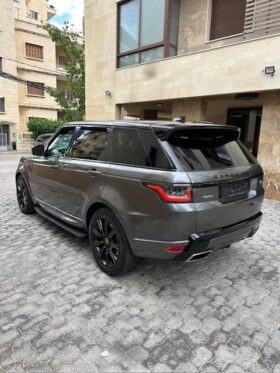 RANGE ROVER SPORT V8 SUPERCHARGED 2018 GRAY ON BLACK