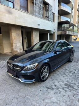 MERCEDES C300 AMG-LINE 4MATIC 2016 GRAY ON TAN