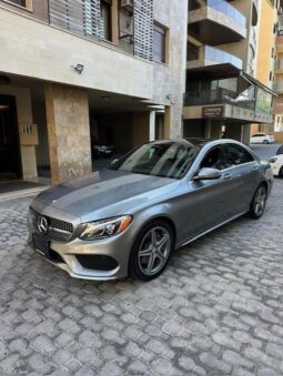 MERCEDES C300 AMG-LINE 2016 GRAY ON BLACK full