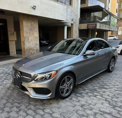 MERCEDES C300 AMG-LINE 2016 GRAY ON BLACK full