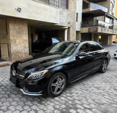 MERCEDES C300 AMG-LINE 4MATIC 2016 BLACK ON TAN full