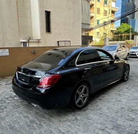 MERCEDES C300 AMG-LINE 4MATIC 2016 BLACK ON TAN full