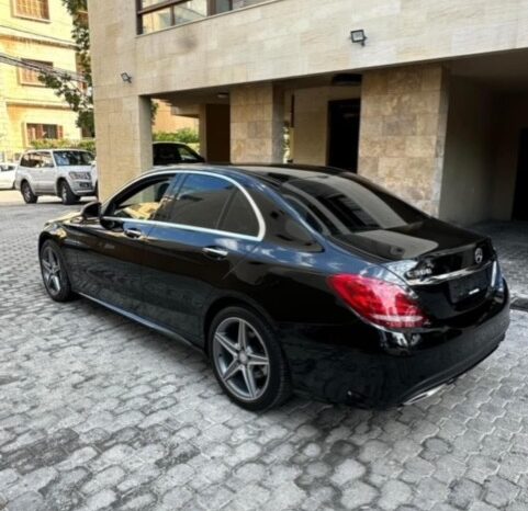 MERCEDES C300 AMG-LINE 4MATIC 2016 BLACK ON TAN full