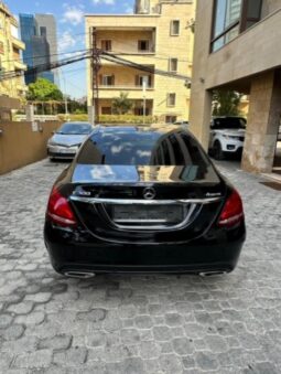 MERCEDES C300 AMG-LINE 4MATIC 2016 BLACK ON TAN full