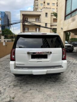 GMC YUKON DENALI 2018 WHITE ON GRAY full