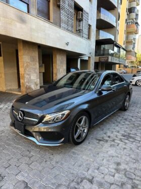 MERCEDES C300 AMG-LINE 4MATIC 2016 DARK GRAY ON BLACK