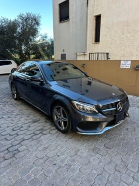 MERCEDES C300 AMG-LINE 4MATIC 2016 DARK GRAY ON BLACK