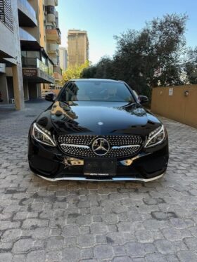 MERCEDES C300 AMG-LINE 4MATIC 2016 BLACK ON TAN