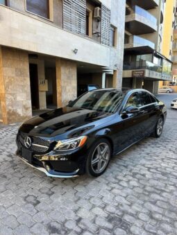 MERCEDES C300 AMG-LINE 4MATIC 2016 BLACK ON TAN full