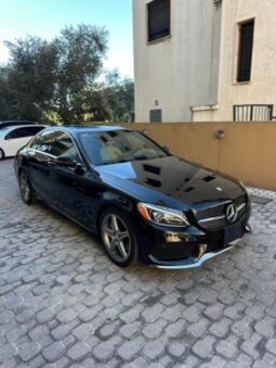 MERCEDES C300 AMG-LINE 4MATIC 2016 BLACK ON TAN full