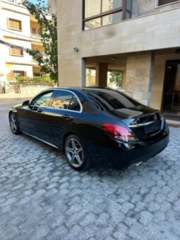 MERCEDES C300 AMG-LINE 4MATIC 2016 BLACK ON TAN full