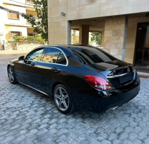 MERCEDES C300 AMG-LINE 4MATIC 2016 BLACK ON TAN full