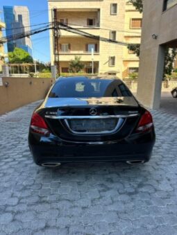 MERCEDES C300 AMG-LINE 4MATIC 2016 BLACK ON TAN full