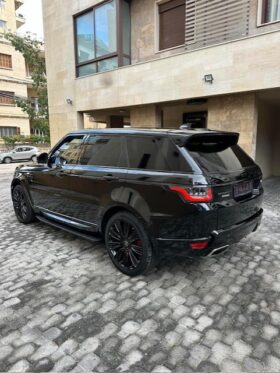 RANGE ROVER SPORT V8 AUTOBIOGRAPHY 2018 BLACK ON BLACK&BASKET