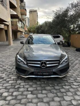 MERCEDES C300 AMG-LINE 4MATIC 2018 GRAY ON BLACK