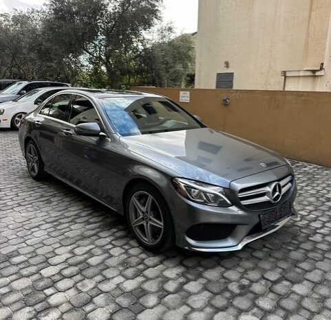 MERCEDES C300 AMG-LINE 4MATIC 2018 GRAY ON BLACK full