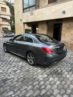 MERCEDES C300 AMG-LINE 4MATIC 2018 GRAY ON BLACK full