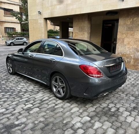 MERCEDES C300 AMG-LINE 4MATIC 2018 GRAY ON BLACK full