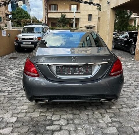 MERCEDES C300 AMG-LINE 4MATIC 2018 GRAY ON BLACK full