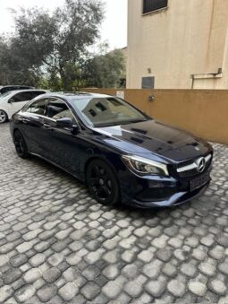 MERCEDES CLA250 AMG-LINE 4MATIC 2018 DARK BLUE ON BLACK full