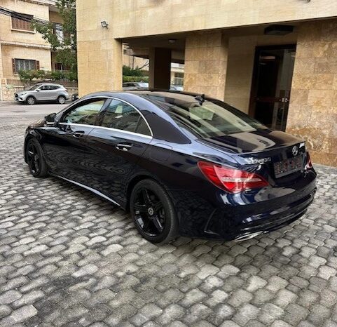 MERCEDES CLA250 AMG-LINE 4MATIC 2018 DARK BLUE ON BLACK full