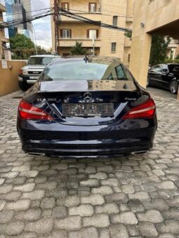 MERCEDES CLA250 AMG-LINE 4MATIC 2018 DARK BLUE ON BLACK full