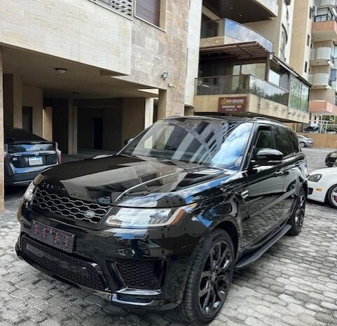 RANGE ROVER SPORT HSE V6 2018 BLACK ON BLACK full