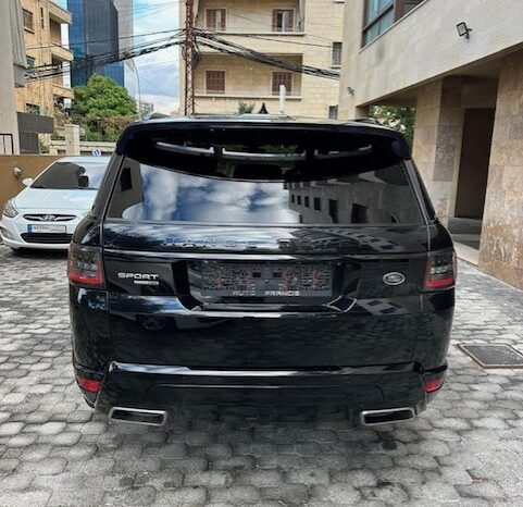 RANGE ROVER SPORT HSE V6 2018 BLACK ON BLACK full