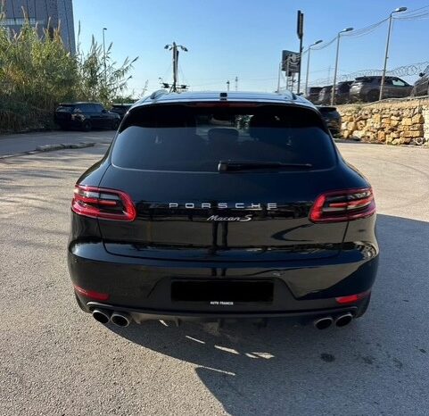 PORSCHE MACAN S 2016 BLACK ON BLACK full