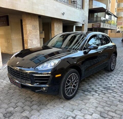 PORSCHE MACAN S 2016 BLACK ON BLACK full