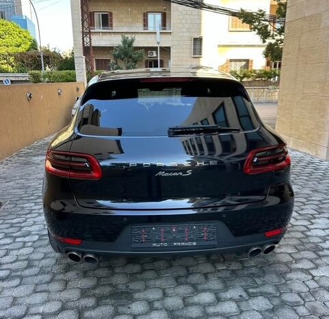 PORSCHE MACAN S 2016 BLACK ON BLACK full